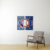 マイルストーン ベイビー フォト プロップ ベースボール ⚾ スポーツ タペストリー (インサイチュ(横))