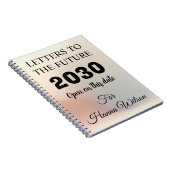 マイルストーン メモリアル ジャーナル　未来への手紙 ノートブック (右側)