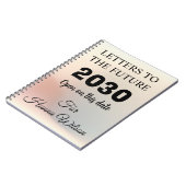 マイルストーン メモリアル ジャーナル　未来への手紙 ノートブック (左側)