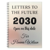 マイルストーン メモリアル ジャーナル　未来への手紙 ノートブック (正面)