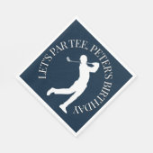 マイルストー祝ン誕生日ゴルフ スタンダードランチョンナプキン (角)