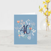 マイルスパーソナライズされたト誕生日グリーティングカード カード (黄色い花)