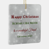 マイルス・クリスマス2020友だち セラミックオーナメント (右)