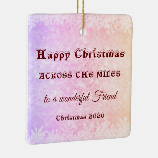 マイルス・クリスマス2020友だち セラミックオーナメント (右)