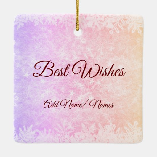 マイルス・クリスマス2020友だち セラミックオーナメント (裏面)