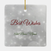 マイルス・クリスマス2020年の姉妹を越えて セラミックオーナメント (裏面)