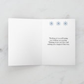 マイルス・サンタそりのクリスマスの向こう シーズンカード (内部)