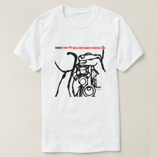 マイルス・デイビス・クック系 Tシャツ (デザイン正面)