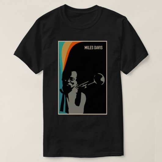 マイルス・デイビスTシャツの美しい Tシャツ (デザイン正面)