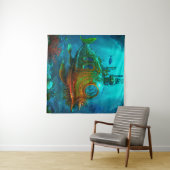 マイルズアンダーザシーアートイラストレーションスチームパンク タペストリー (インサイチュ(横))