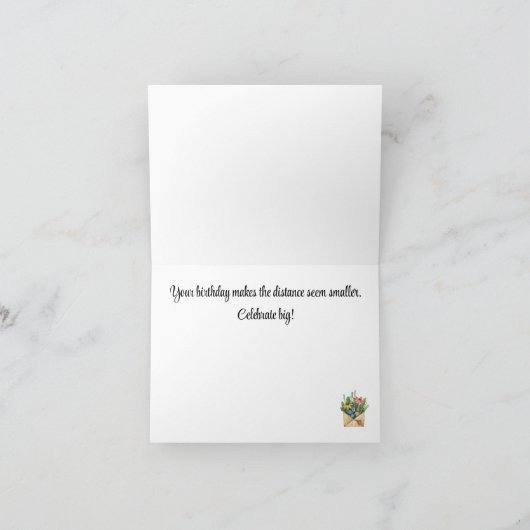 マイルズウォーターかわいらしカラーハッピーバースデー カード (内部)