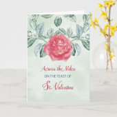 マイルズオンヴァレンティーンズデイバラ宗教 カード (黄色い花)