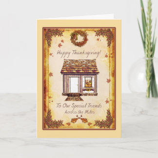 マイルズカードを越えた特別な友人の感謝祭 シーズンカード