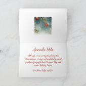 マイルズ写真クリスマスカードの向こうに カード (内部)