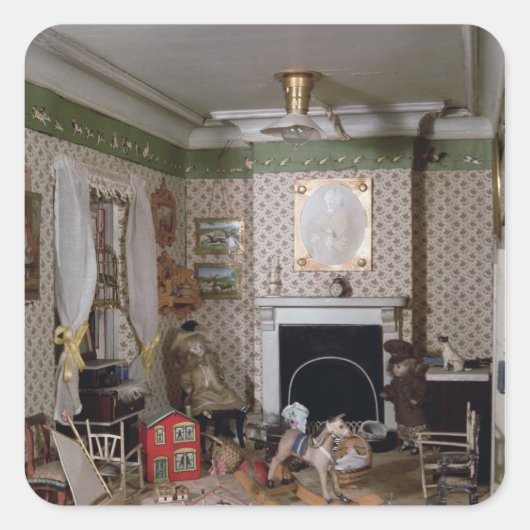 マイルズ恋しく思ハウスのおもちゃつき子供部屋, 1890 スクエアシール (正面)