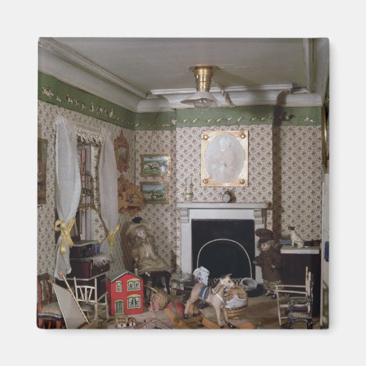 マイルズ恋しく思ハウスのおもちゃつき子供部屋, 1890 マグネット (正面)