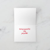 マイルズ・カードを横切る*メリー・クリスマス* カード (内部)