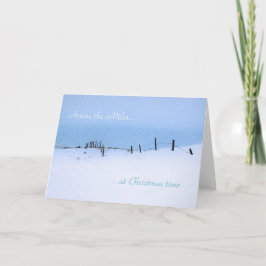マイルズ・クリスマス・グリーティング・カードを渡って シーズンカード