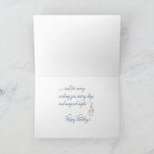 マイルズ・クリスマス・ナイト・ハウスを雪で覆う カード (内部)