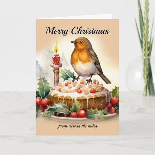 マイルズ・ロビンの向こう側からメリークリスマス サンキューカード (正面)