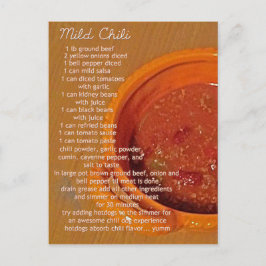 マイルドチリレシピカード ポストカード
