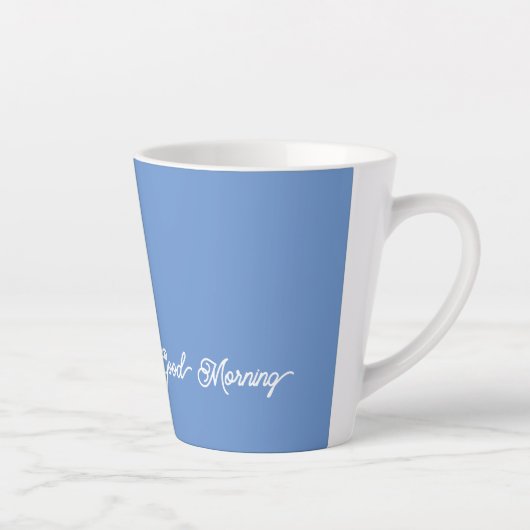 マイルドブルーグッドモーニング カフェラテマグ (右)