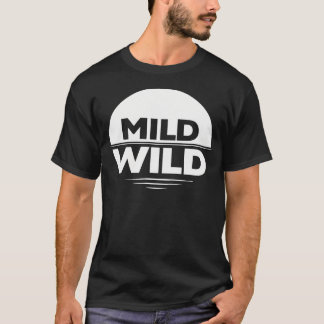 マイルド ワイルド ムーン モダン ミニマル ファー アザーキン Tシャツ