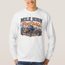 マイルハイ・フットボール デンバー プラウド フットボール ラウド Tシャツ