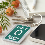 マイルマーカー0鍵西、フロリダ キーホルダー (正面右)