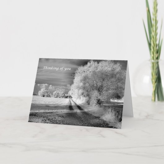 マイル木および分野を渡ってあなたの考えること カード (正面)