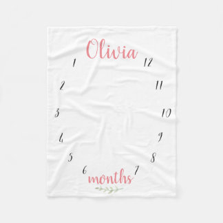 マイル標石毛布 フリースブランケット