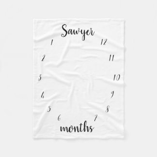 マイル標石毛布 フリースブランケット