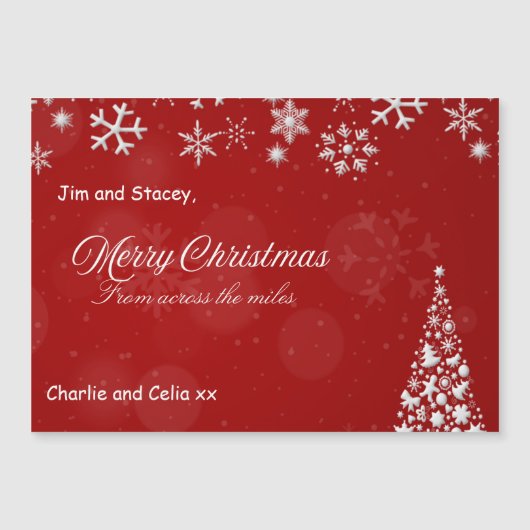 マイル赤と白の間のクリスマスから (正面)