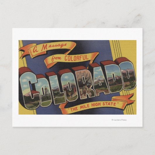 マイル高の州 ポストカード (正面)