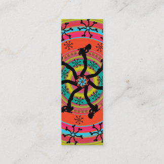 マイル-細いカード--は歩きます スキニー名刺