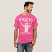 マイレギャレットクリーブランドブラウンズホワイトレトロ Tシャツ (正面フル)