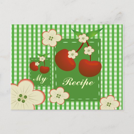 マイレシピさくらんぼパッチ ポストカード (正面)