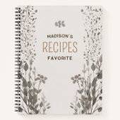 マイレシピブックキッチンジャーナル ノートブック (正面)