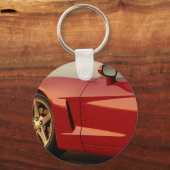 マイレッドコルベット キーホルダー (正面)