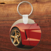 マイレッドコルベット キーホルダー (正面)
