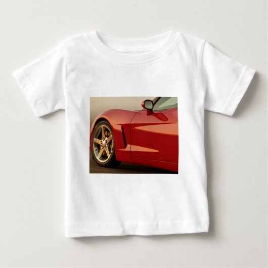 マイレッドコルベット ベビーTシャツ (正面)