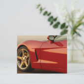 マイレッドコルベット ポストカード (スタンド正面)