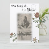 マイレディーオブザピラー祈りの言葉カード 招待状 (スタンド正面)