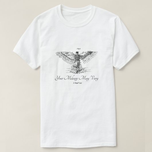 マイレージが変わる可能性がある(Icarus) - MisterPシャツ Tシャツ (デザイン正面)