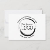 マイロゴをサンキューカードに追加 サンキューカード (正面)