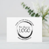 マイロゴをサンキューカードに追加 サンキューカード (スタンド正面)