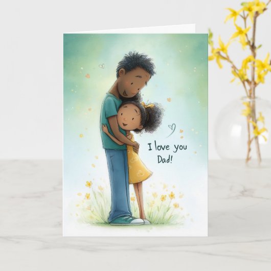 マイロックンガイド父の日用カード カード (黄色い花)