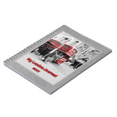 マイロンドンジャーナル(カスタマイズ可能) ノートブック (左側)