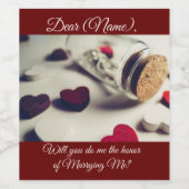 マイワインのボトルラベル ワインラベル (シングルラベル)