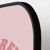 マイワンダフルワールドレトロ花 ピックルボールラケット (左詳細)